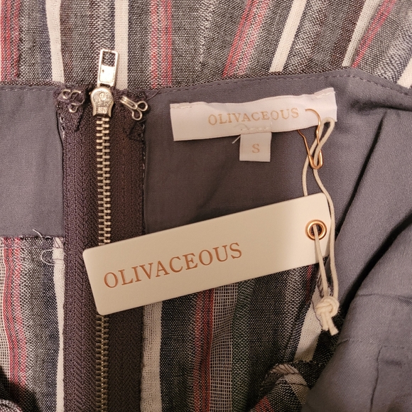 Olivaceous By Anthropologie Striped Sundress, Sz S NWT - Picture 5 of 6